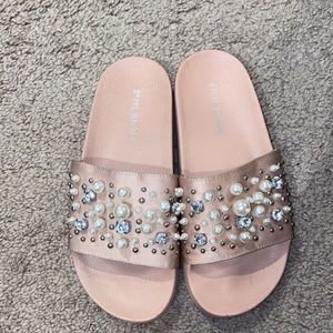 Steve Madden light pink Slides
